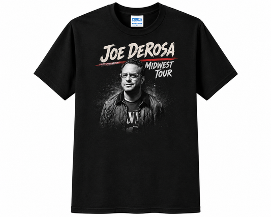 Joe DeRosa "Midwest Tour" Portrait T-Shirt – Official Tour Merchandise