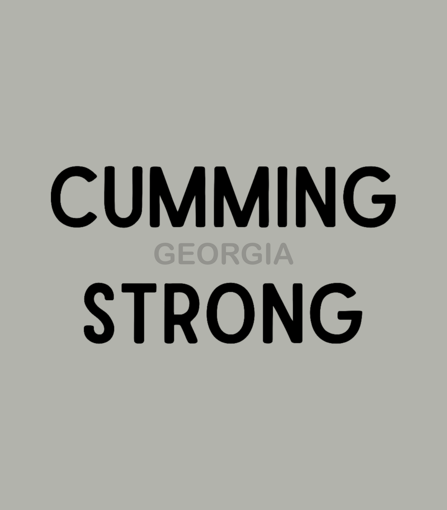 "Cumming Strong" Ryan Schrilla Georgia Inspired T-Shirt