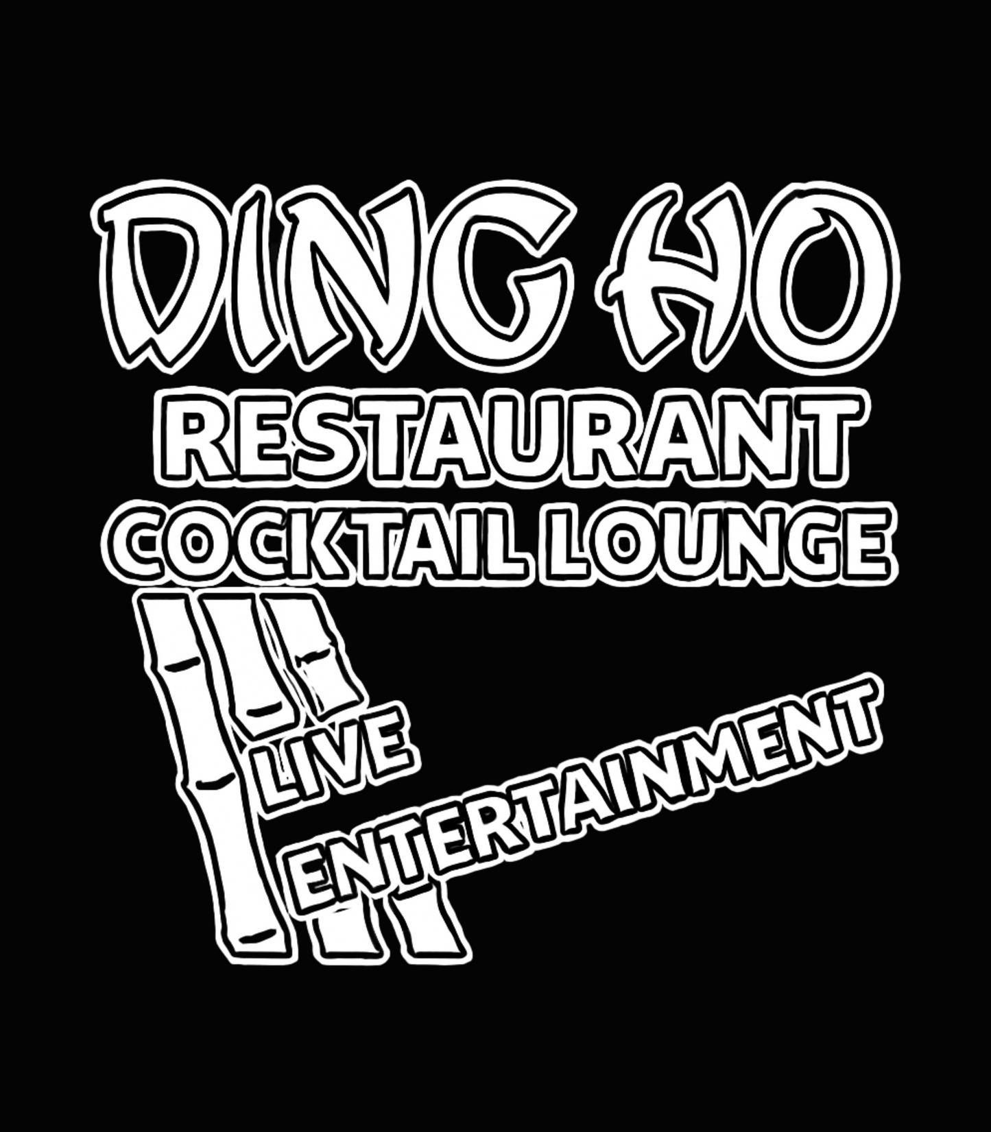 Ding-Ho Restaurant and Cocktail Lounge Historical Comedy Club Inspired T-Shirt