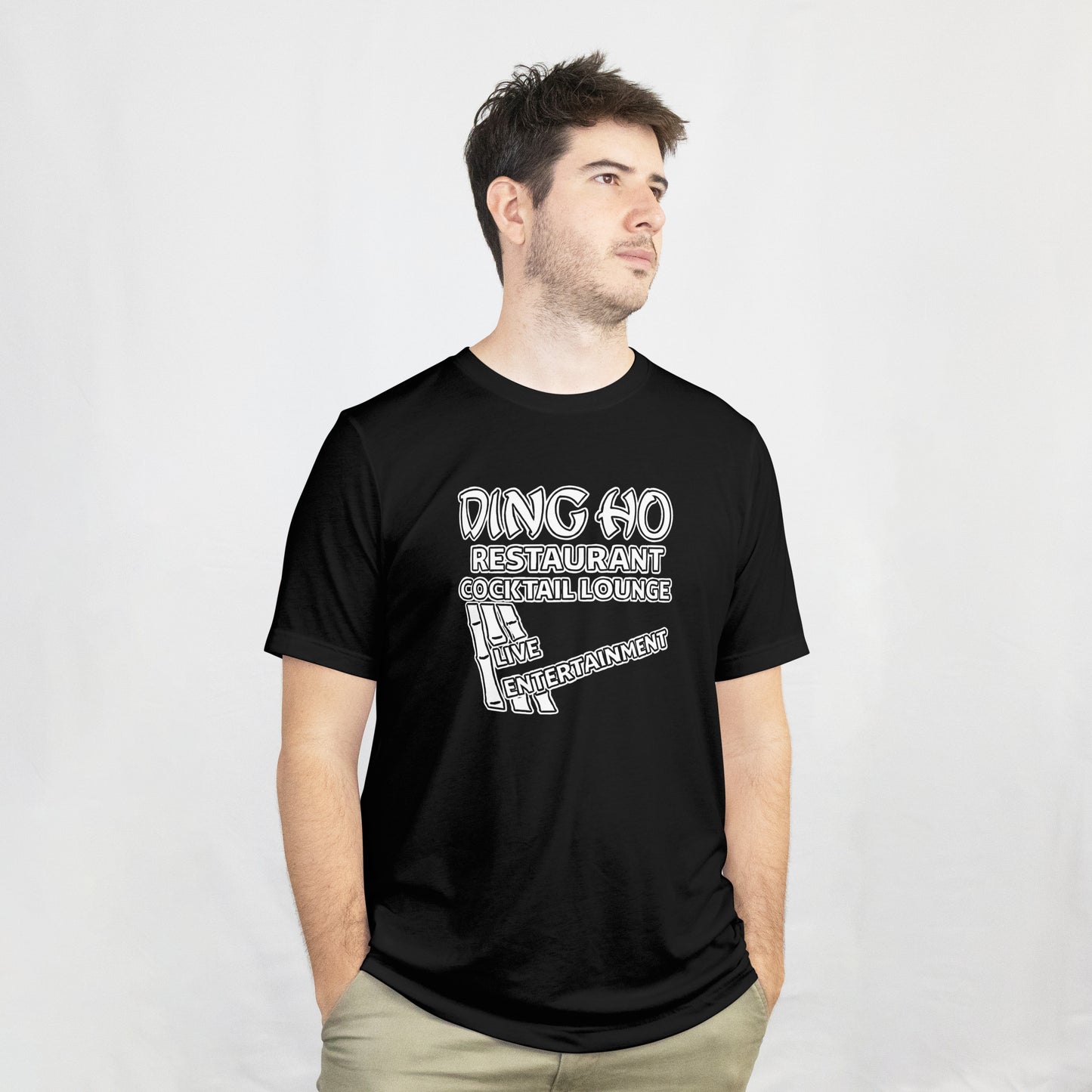 Ding-Ho Restaurant and Cocktail Lounge Historical Comedy Club Inspired T-Shirt