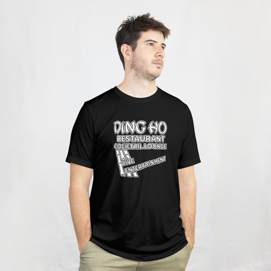 Ding-Ho Restaurant and Cocktail Lounge Historical Comedy Club Inspired T-Shirt