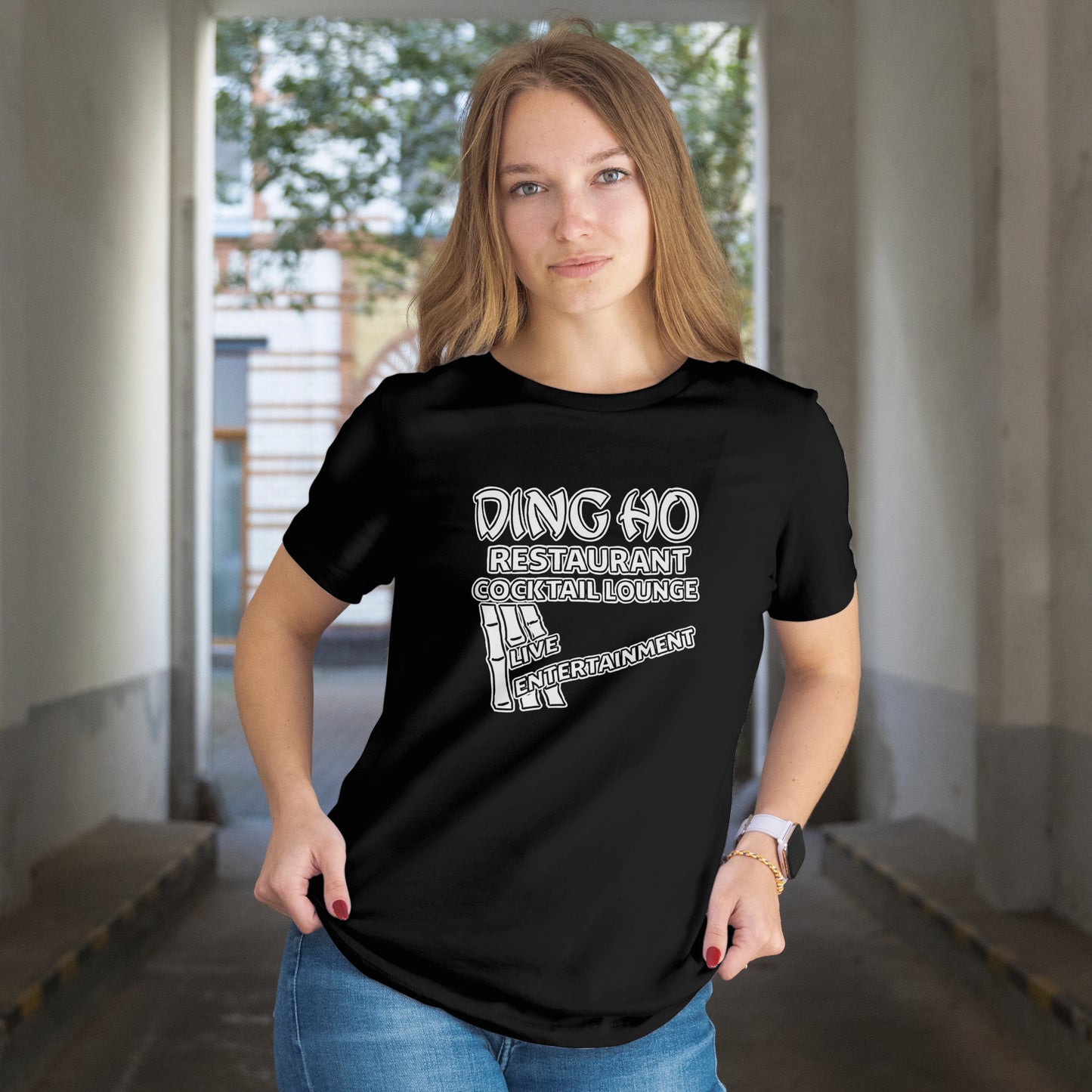 Ding-Ho Restaurant and Cocktail Lounge Historical Comedy Club Inspired T-Shirt