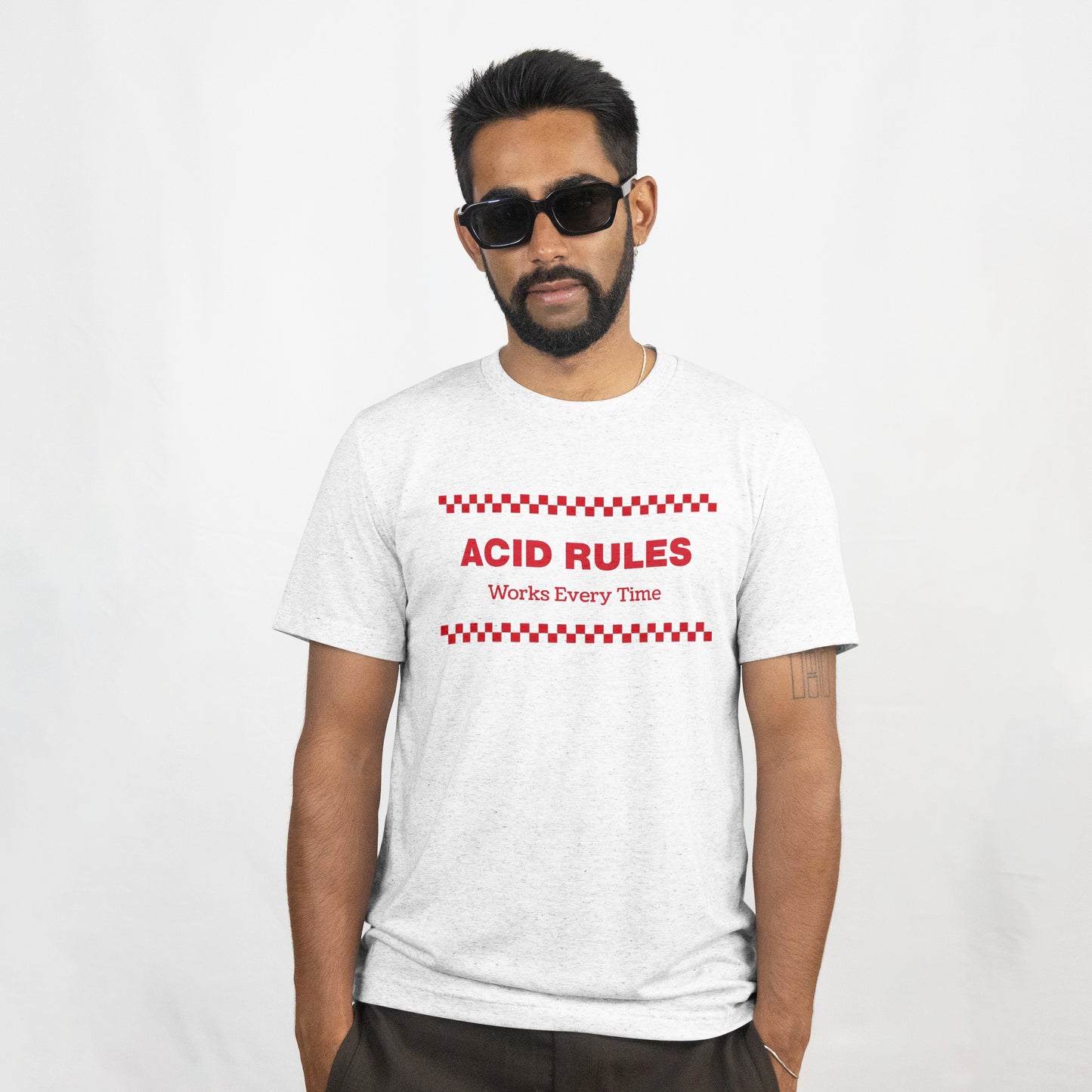 Acid Rules W.E.T. Works Every Time Podcast Restaurant Parody T-Shirt