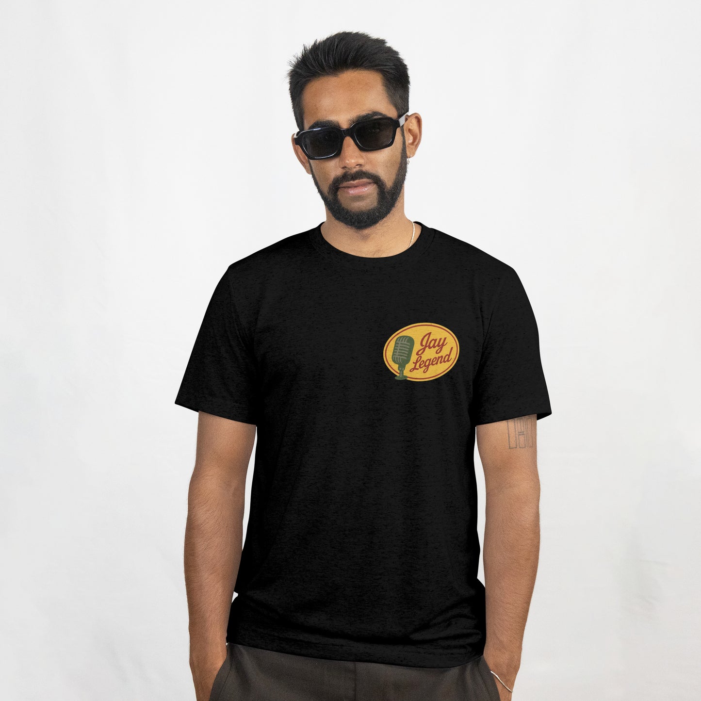 Jay Legend Bass Pro Shops Inspired Left Chest T-Shirt