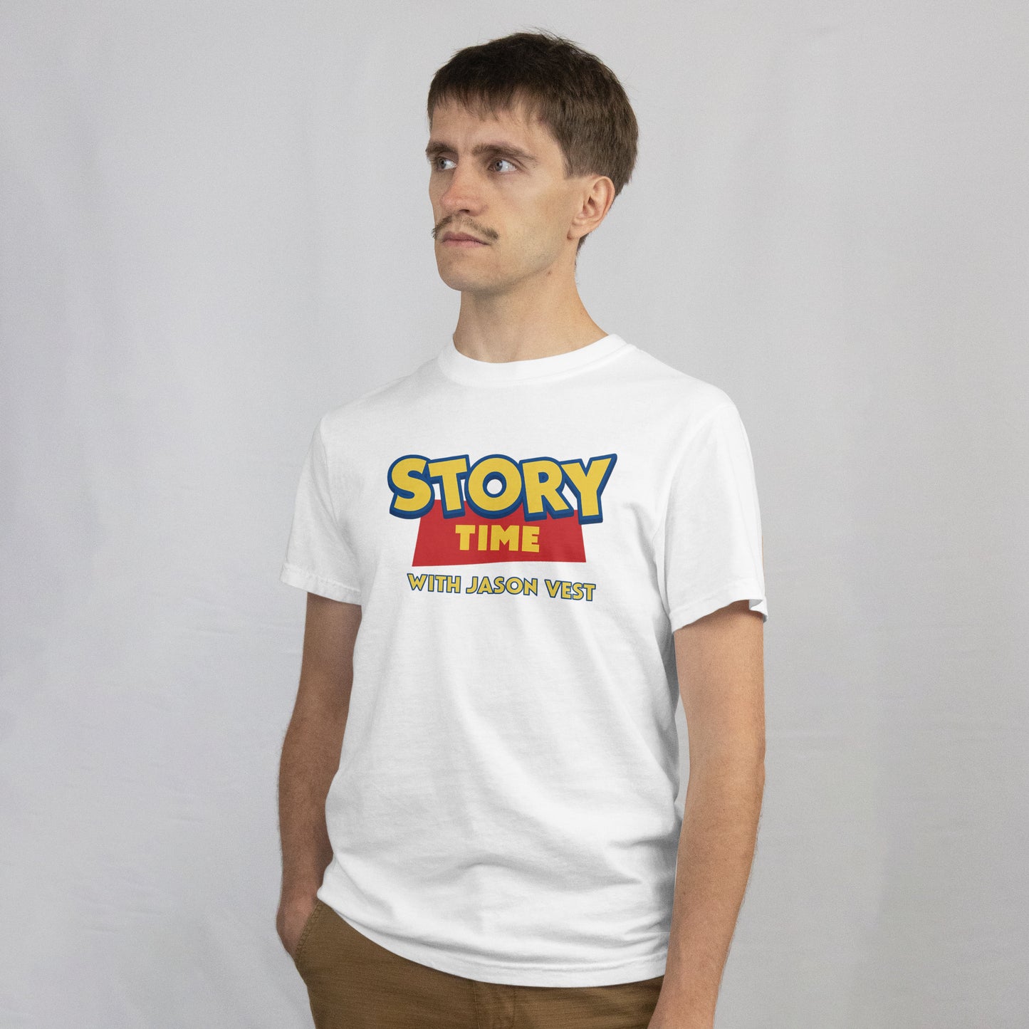 Story Time with Jason Vest – Official Logo T-Shirt