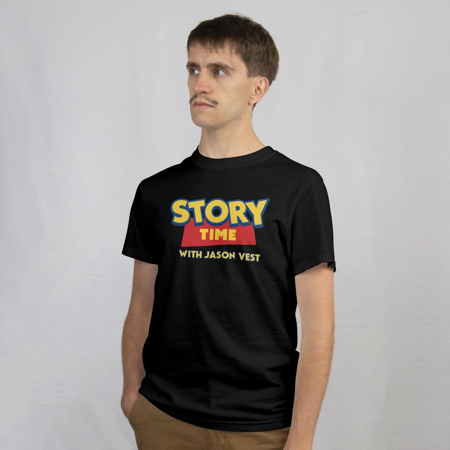 Story Time with Jason Vest – Official Logo T-Shirt
