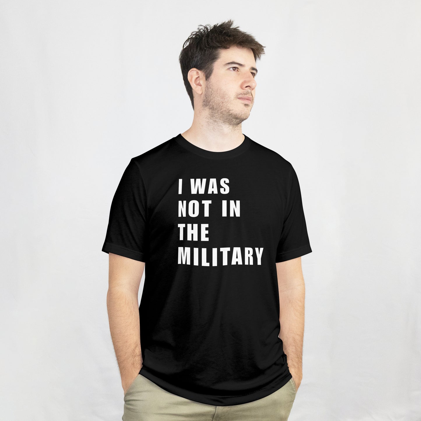 "I Was Not In The Military" Nathan Loe Inspired T-Shirt