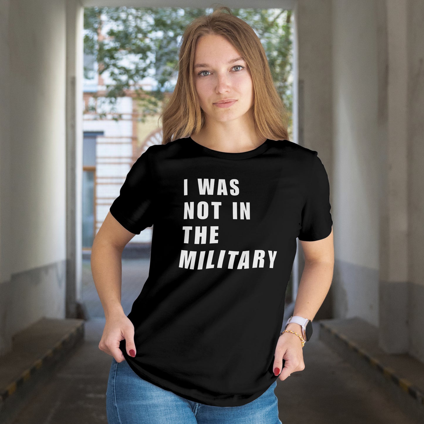 "I Was Not In The Military" Nathan Loe Inspired T-Shirt