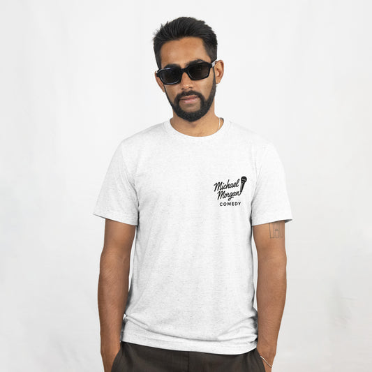 Michael Morgan Comedy Left Chest Official Logo T-Shirt