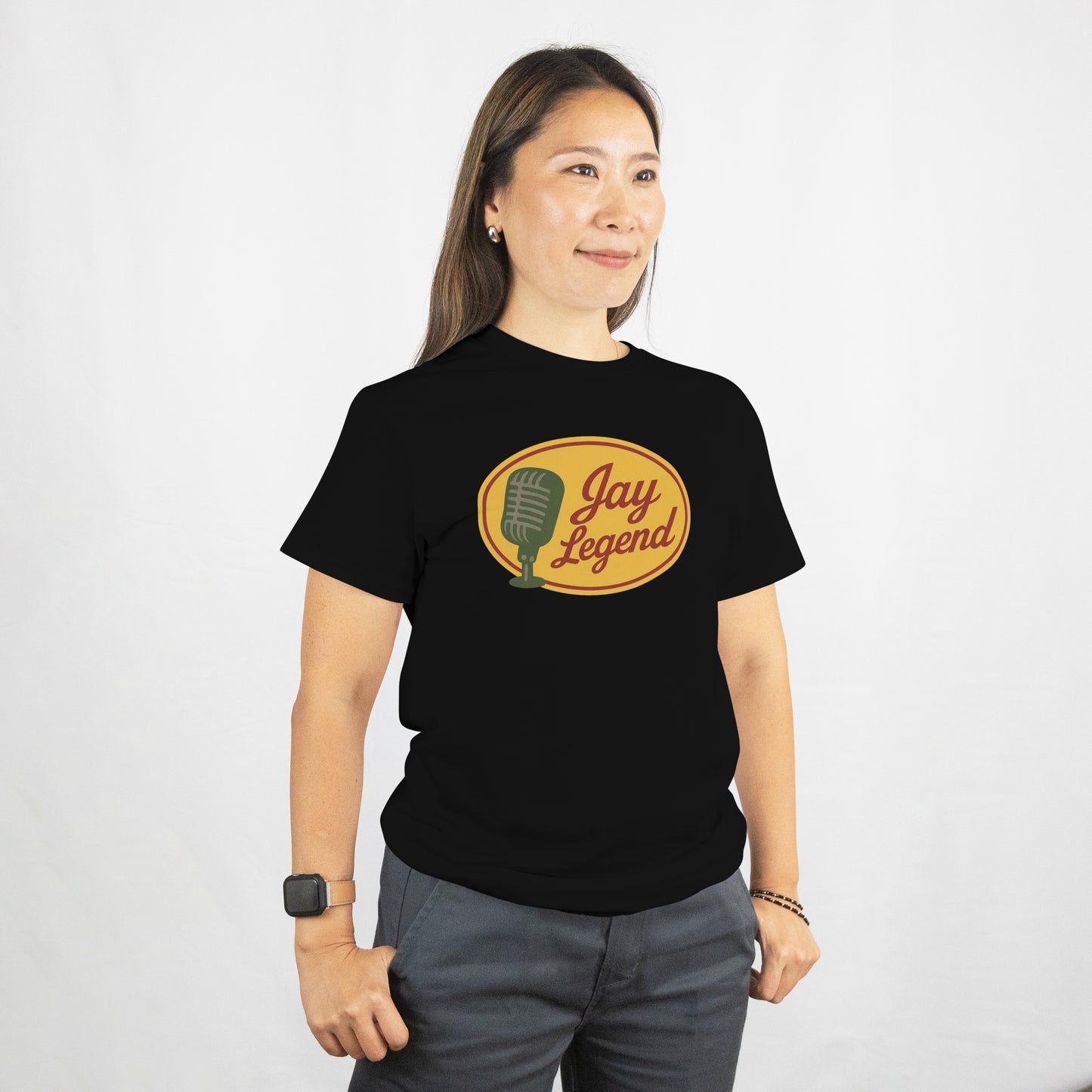 Jay Legend Bass Pro Shops Inspired Full Front Logo T-Shirt