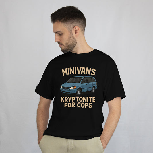 "MiniVans, Kryptonite For Cops" Yoshee Inspired T-Shirt