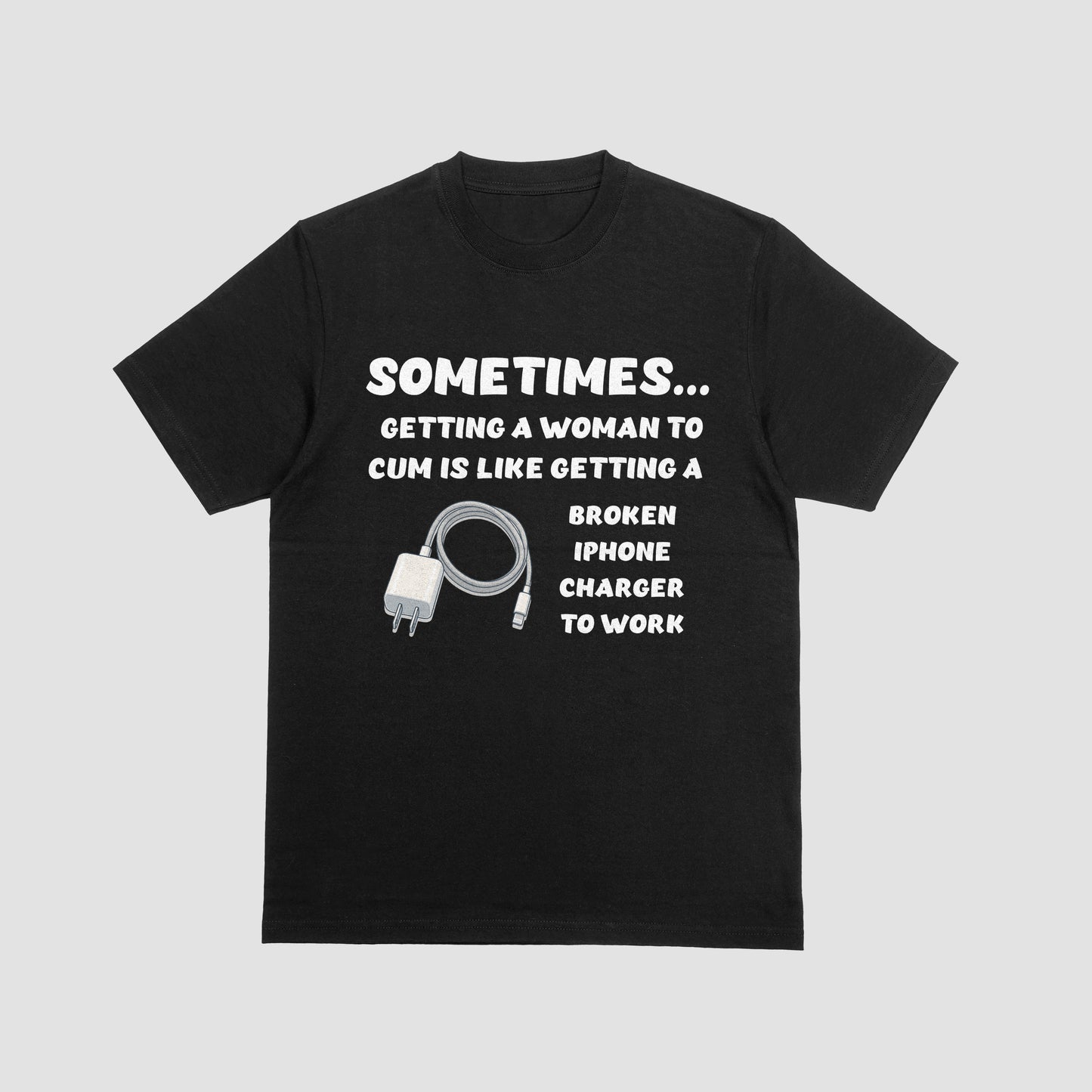 "Broken iphone Charger" Jay Legend Bit Inspired T-Shirt