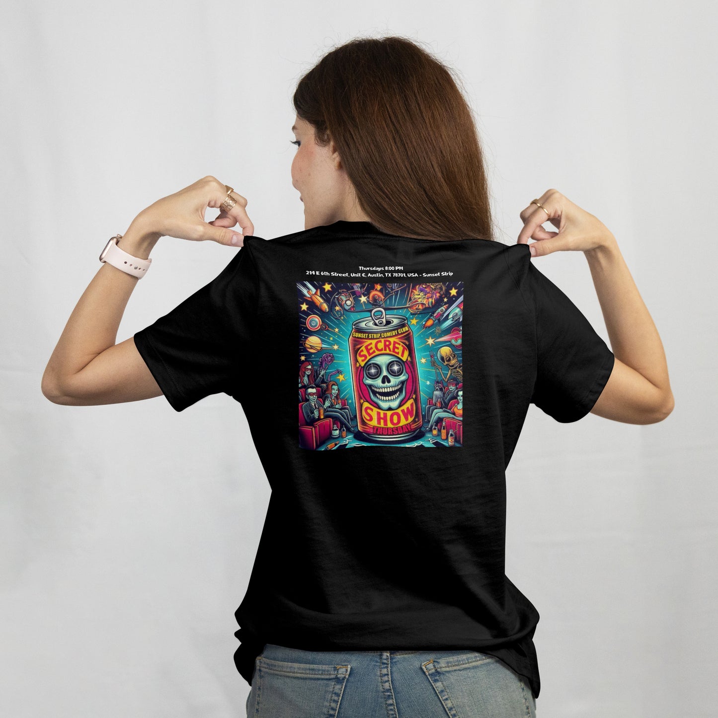 Sunset Strip Comedy Club ATX DeathSquad Secret Show Thursday T-Shirt
