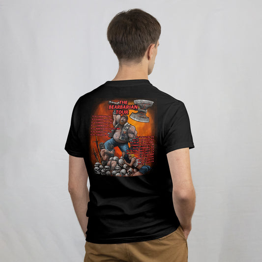 The Bearbarian Tour – Official Peter Angelo Fall North American Tour T-Shirt
