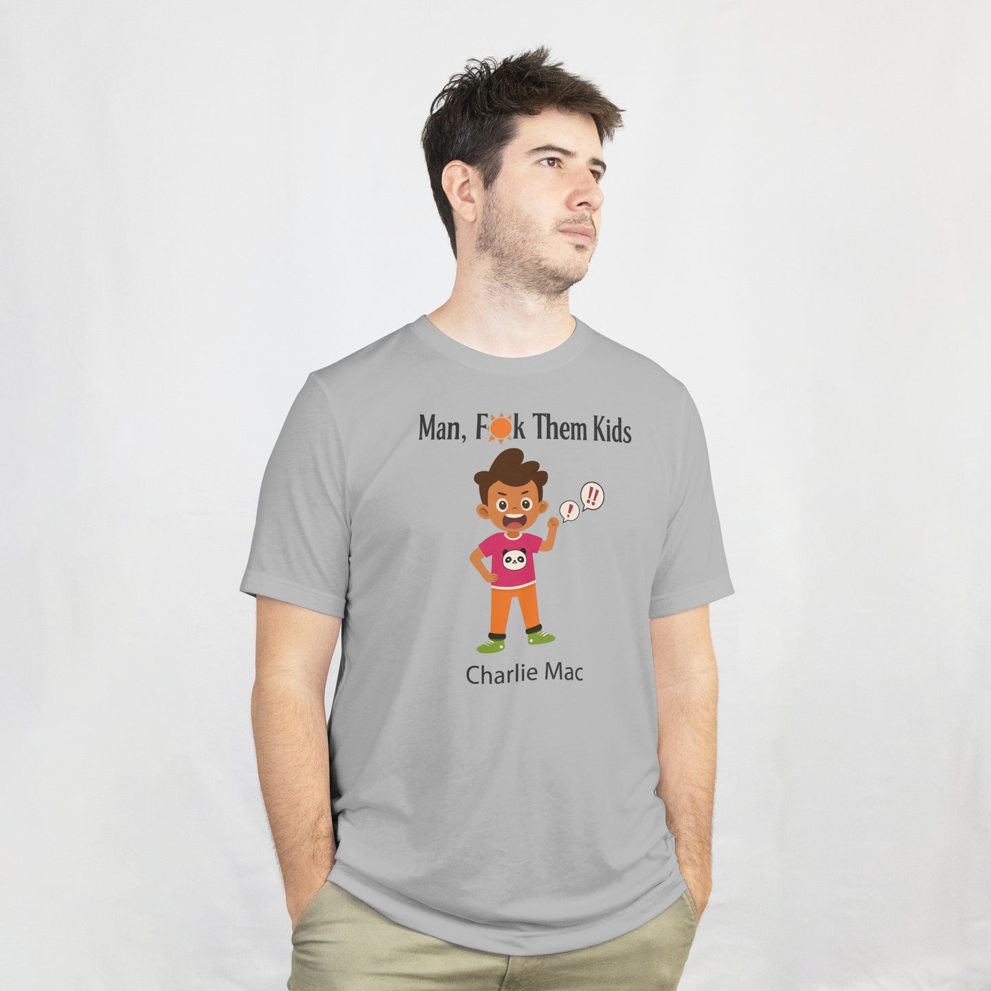 “Man, F* Them Kids” Charlie Mac Children's Book T-Shirt