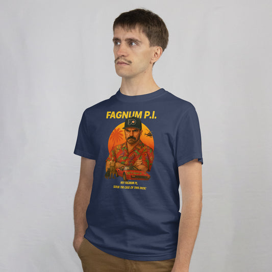 Fagnum P.I. Ryan Shaner Parody 80's Magnum P.I. Inspired T-Shirt
