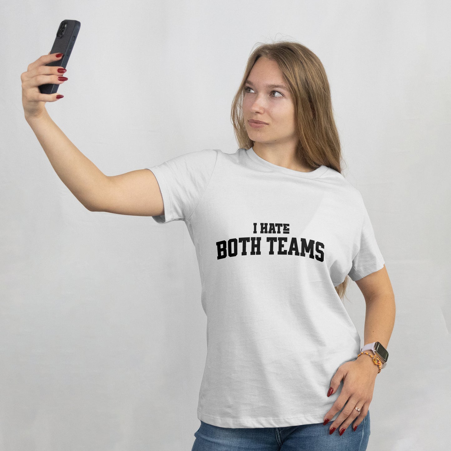 "I Hate Both Teams" T-Shirt
