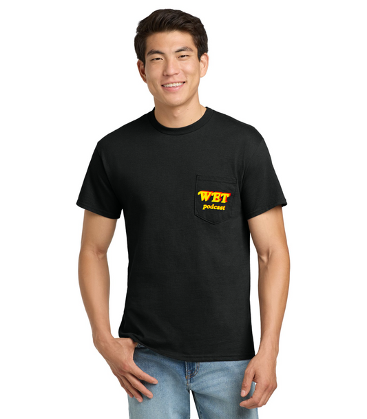 W.E.T Podcast Pocket T-Shirt