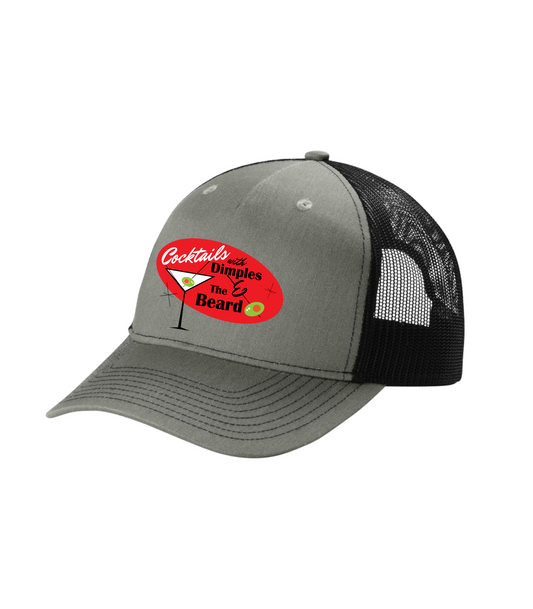 Cocktails with Dimples & the Beard – Trucker Cap