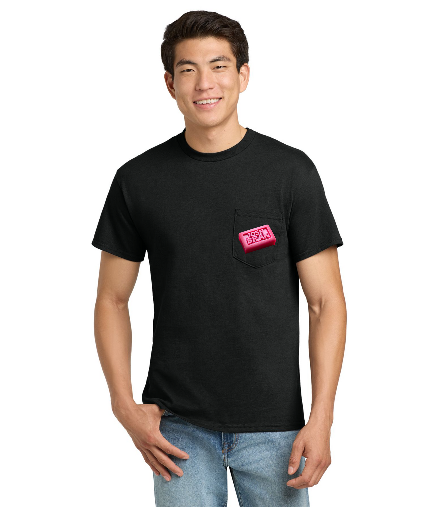 Josh Brak Soap Bar Logo Pocket Tee