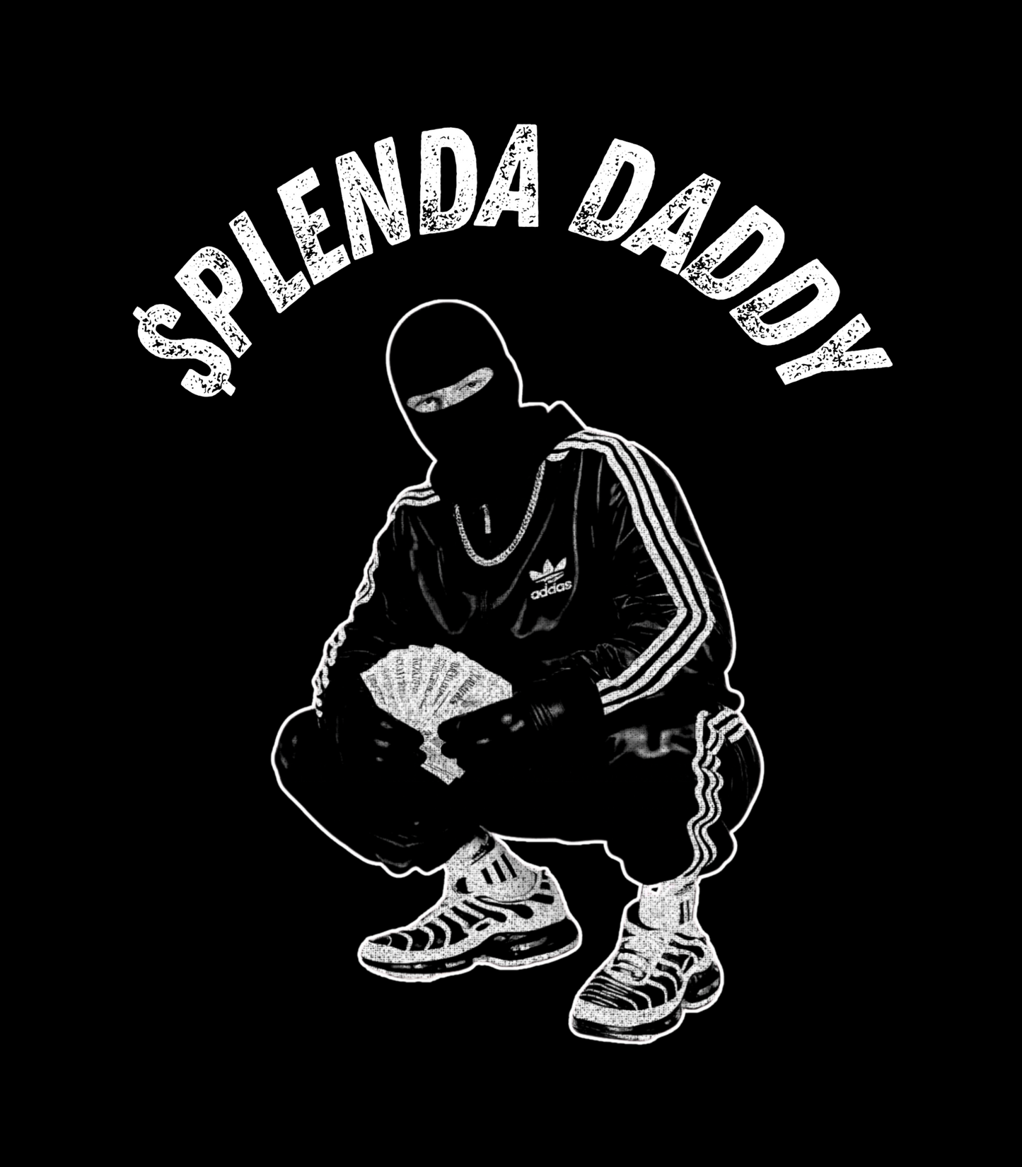 "$plenda Daddy" Hooded Gangster - Tina Youkhana Designed T-Shirt