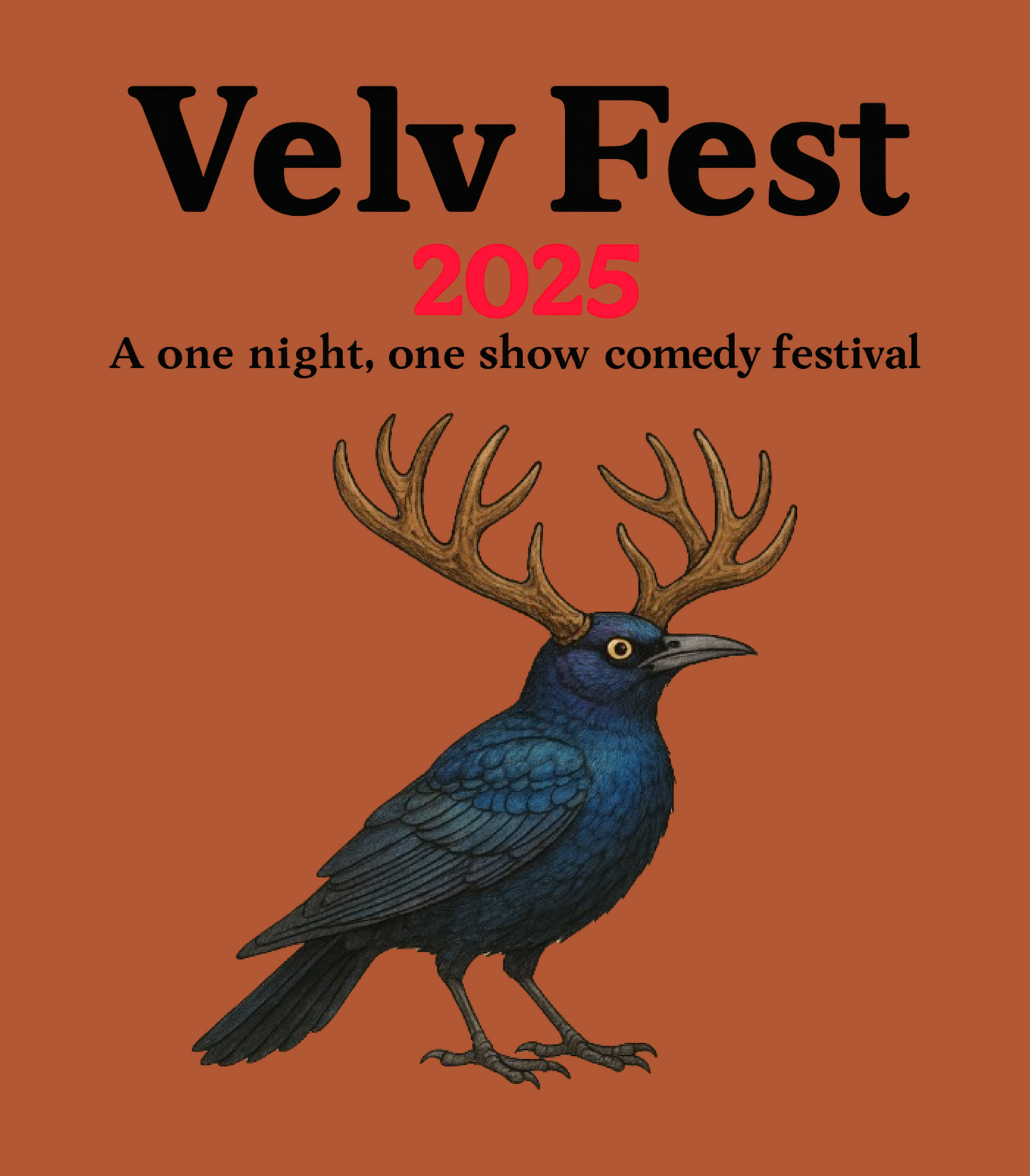 The Velveeta Room "Velv Fest 2025" Crow T-Shirt