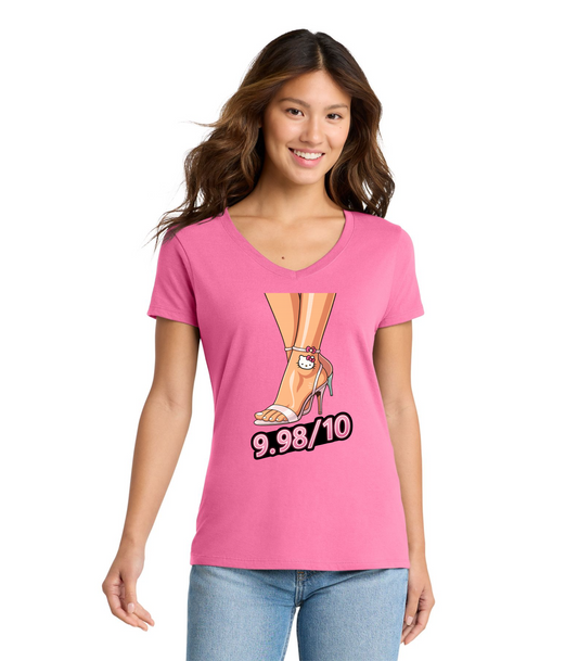 "Hello Heels: 9.98 Perfection" Jason Vest Inspired T-Shirt