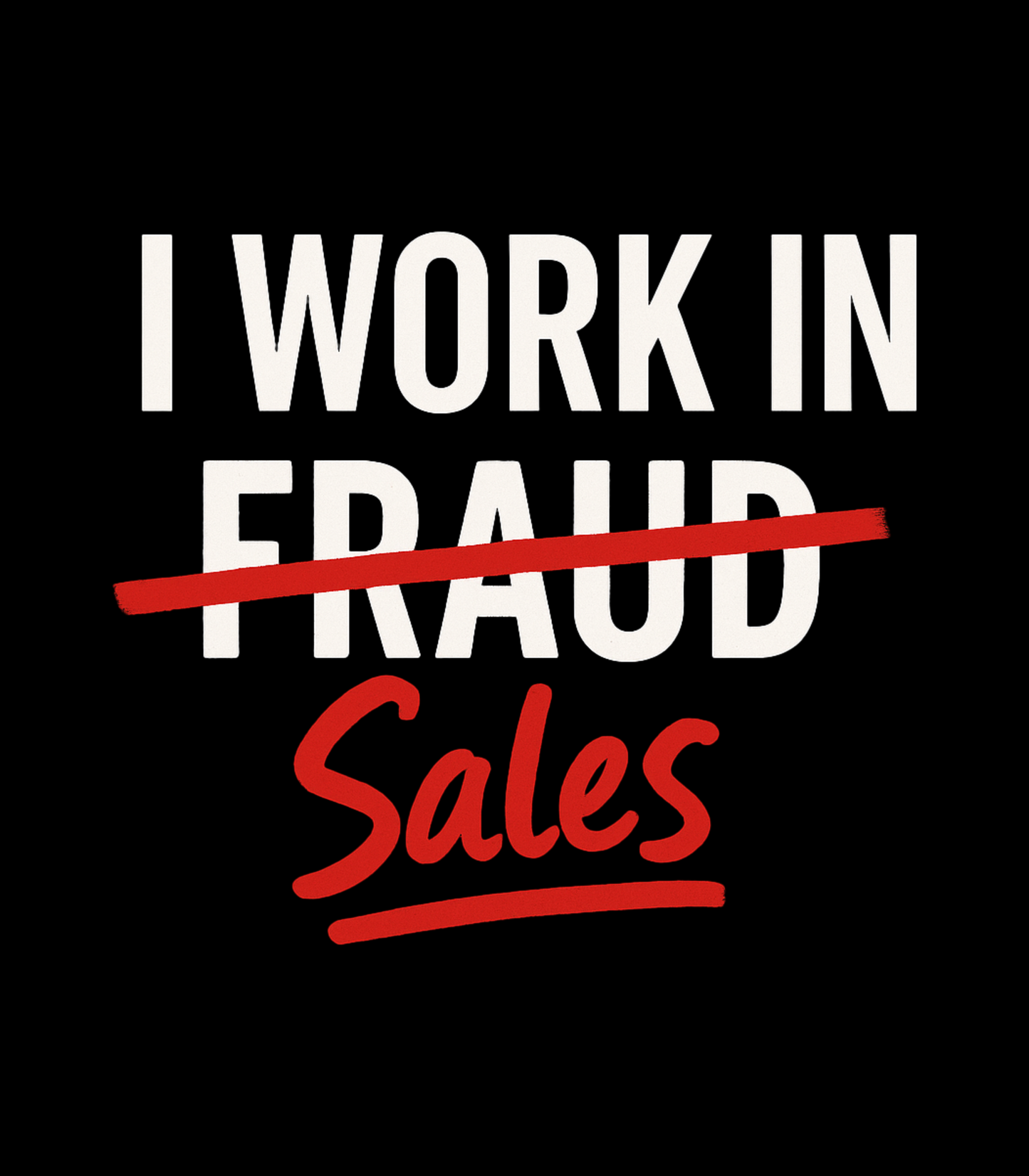 "I Work In Fraud" Charlie Mac Inspired T-Shirt