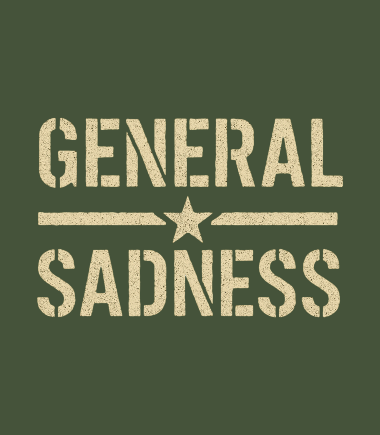 "General Sadness" Austin Young Kill Tony #657 Inspired Military Style T-Shirt