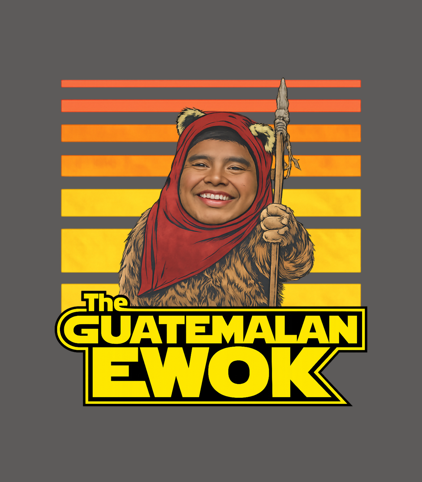 "The Guatemalan Ewok" Ronnie Rohrbeck Inspired T-Shirt