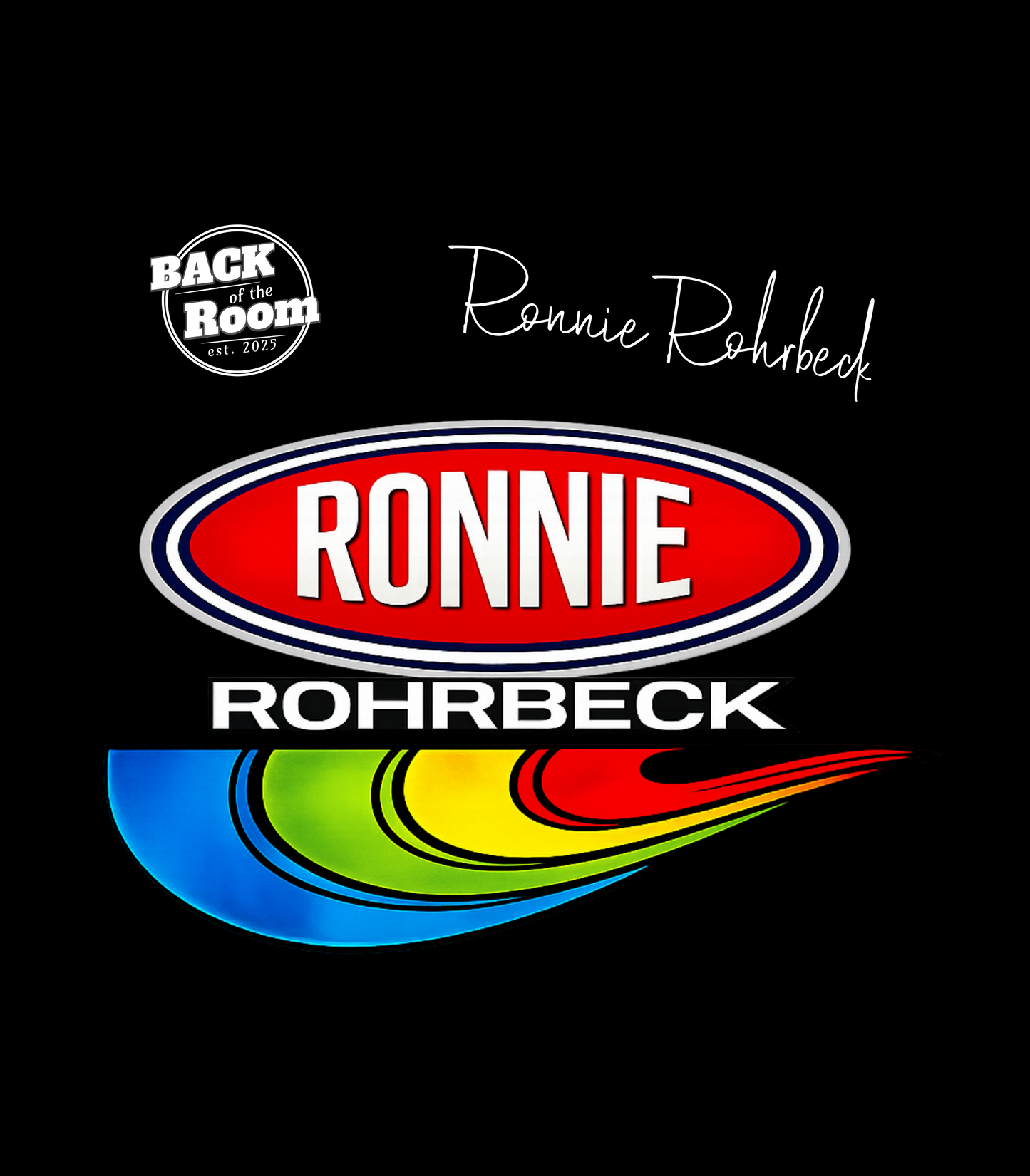 Retro Nascar Inspired Ronnie Rohrbeck T-Shirt