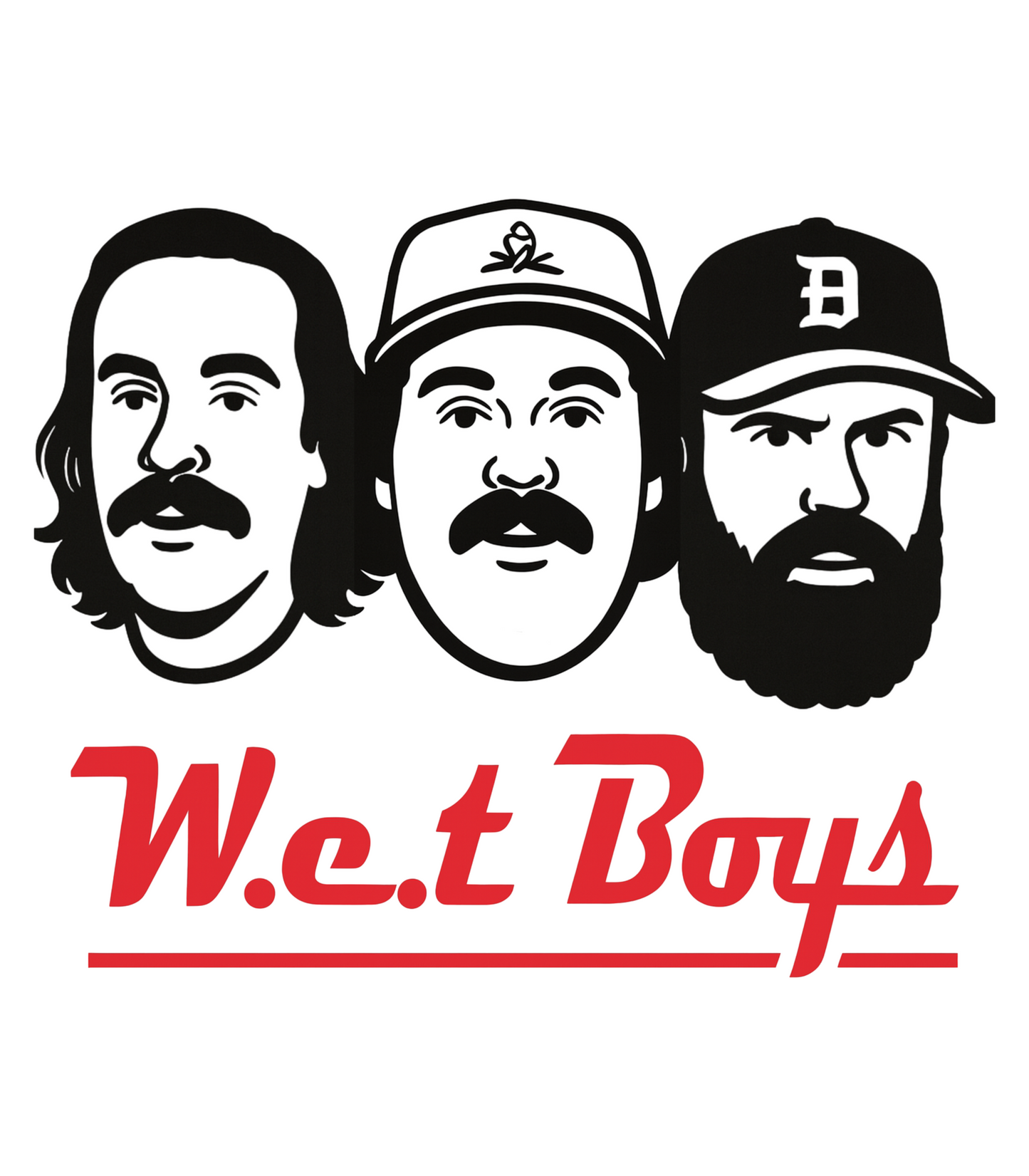 W.E.T. Boys T-Shirt PepBoys Style Homage Works Every Time Podcast T-Shirt