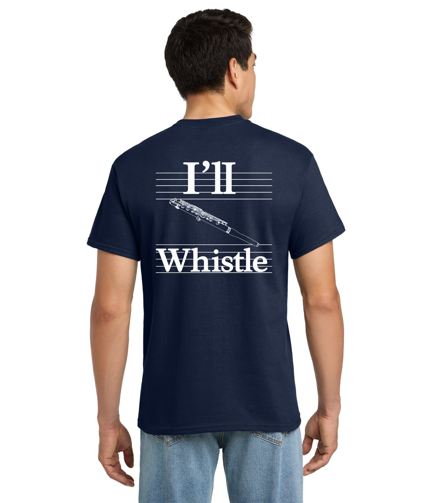 "I'll Whistle" Ryan Schrlla Comedy Piccolo Pocket T-Shirt