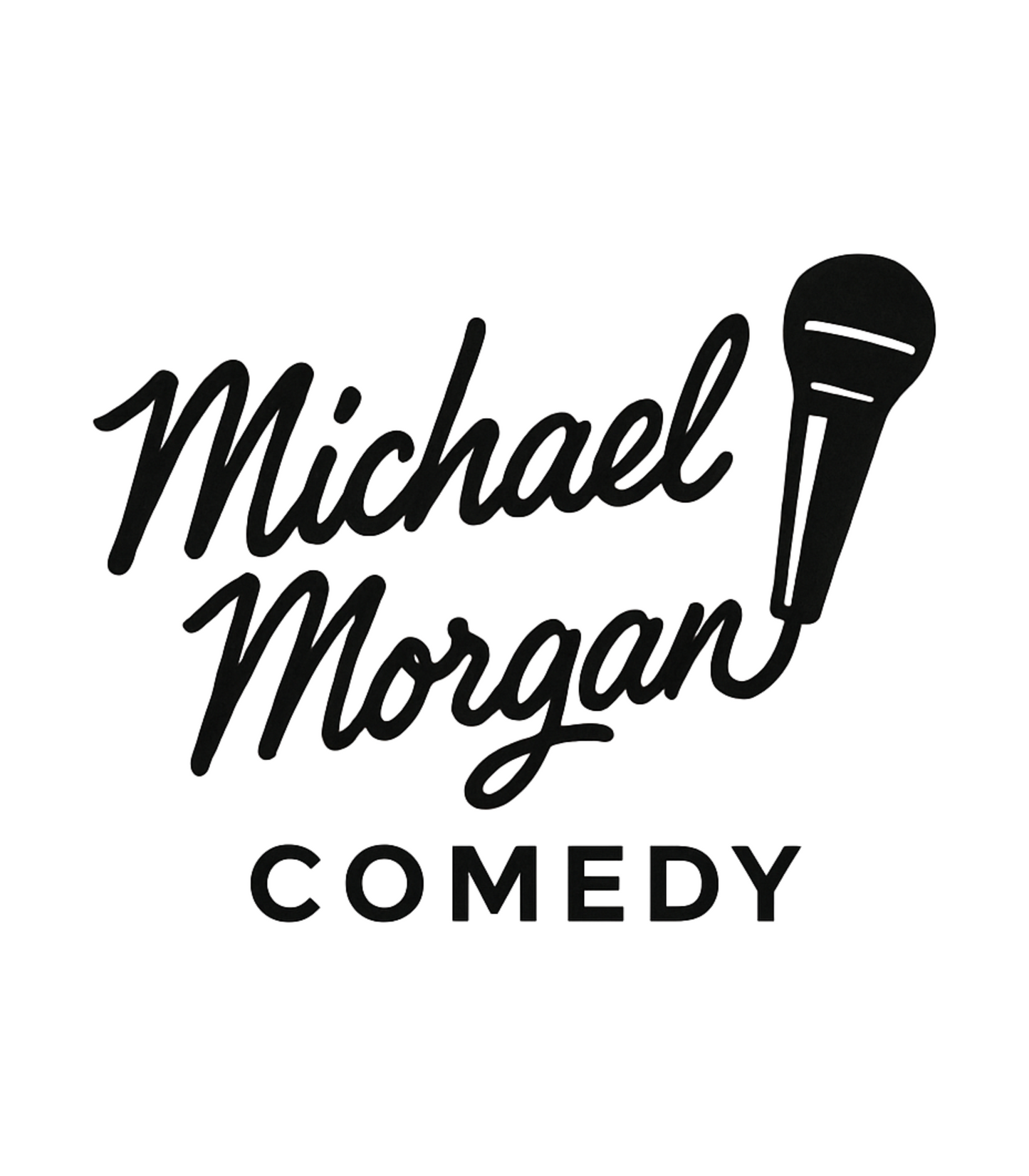 Michael Morgan Comedy Left Chest Official Logo T-Shirt