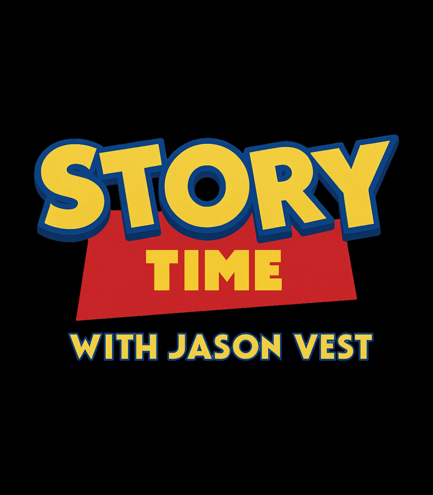 Story Time with Jason Vest – Official Logo T-Shirt