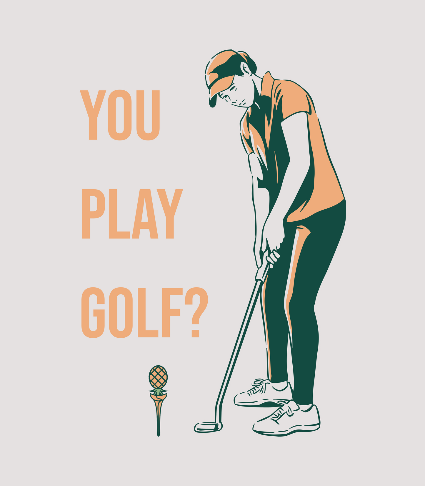 "You Play Golf?" Ryan Schrilla Swinger Inspired T-Shirt
