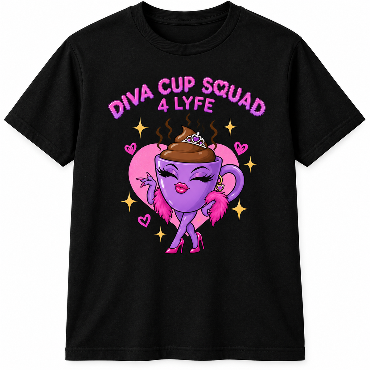 Frank Caesar – Diva Cup Squad 4 Lyfe T-Shirt