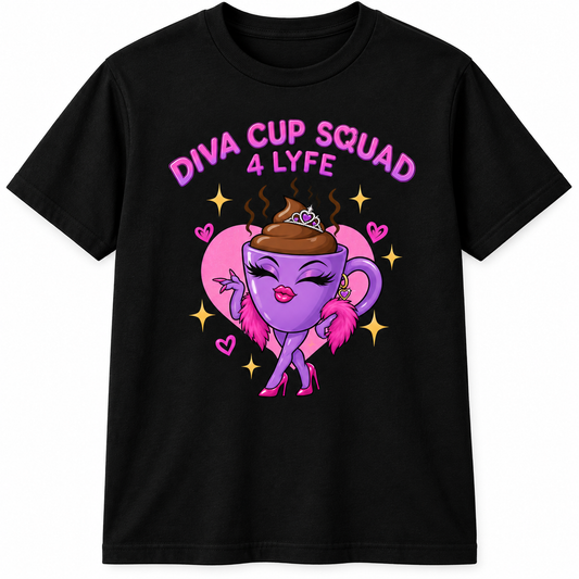Frank Caesar – Diva Cup Squad 4 Lyfe T-Shirt
