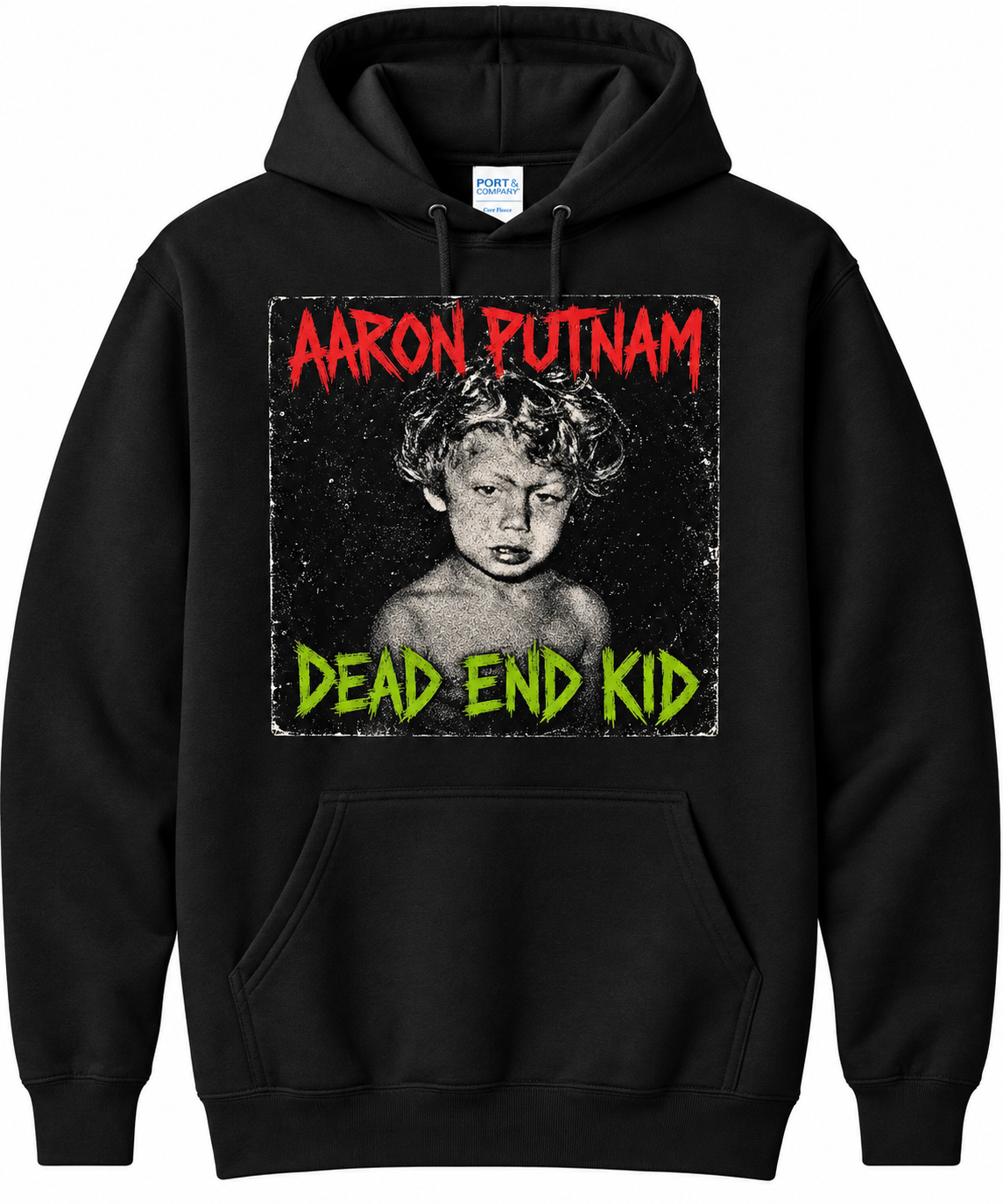 Aaron Putnam Dead End Kid Vintage Punk Rock Inspired Hooded Sweatshirt