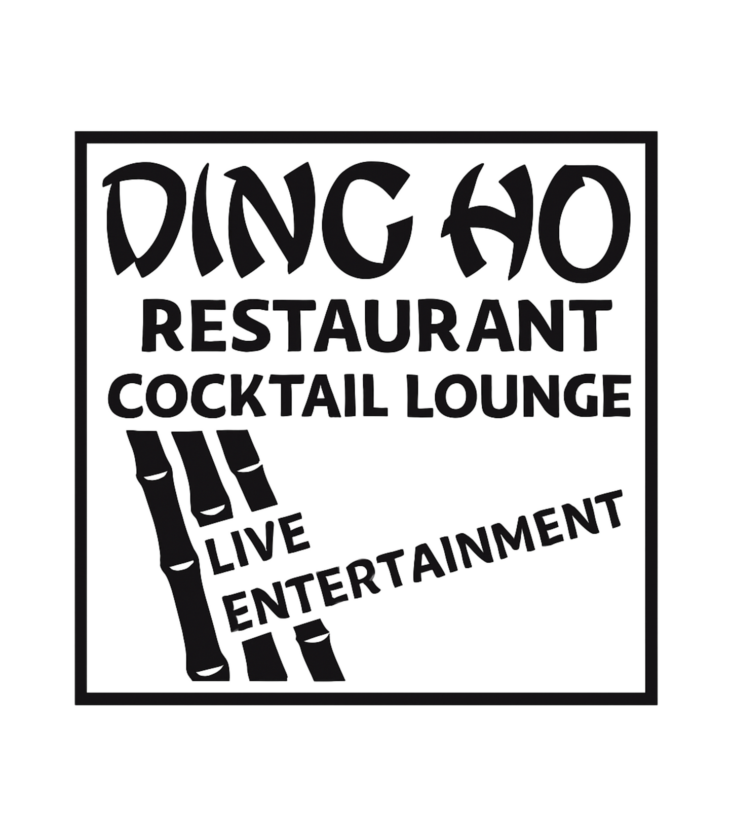 Ding-Ho Restaurant and Cocktail Lounge Historical Comedy Club Inspired T-Shirt