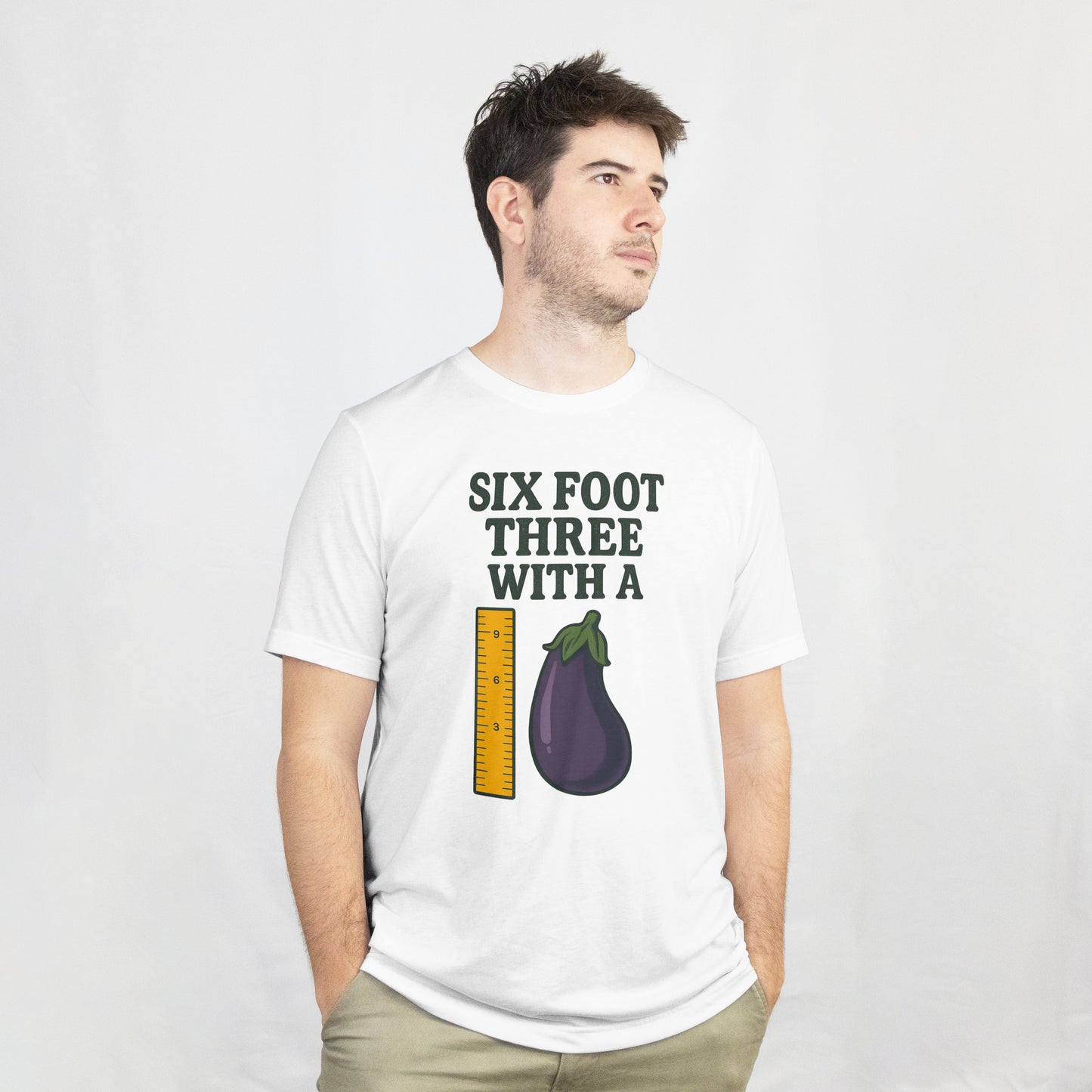 "Six Foot Three With A..." Phillip Garcia WTF Inspired T-Shirt