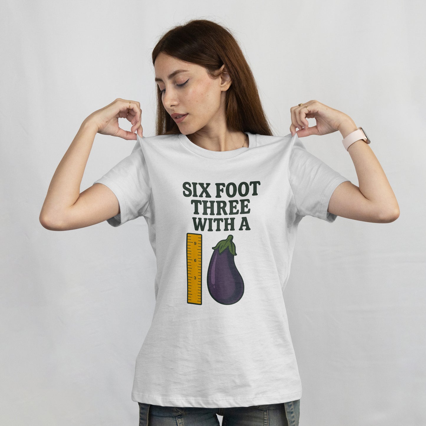 "Six Foot Three With A..." Phillip Garcia WTF Inspired T-Shirt