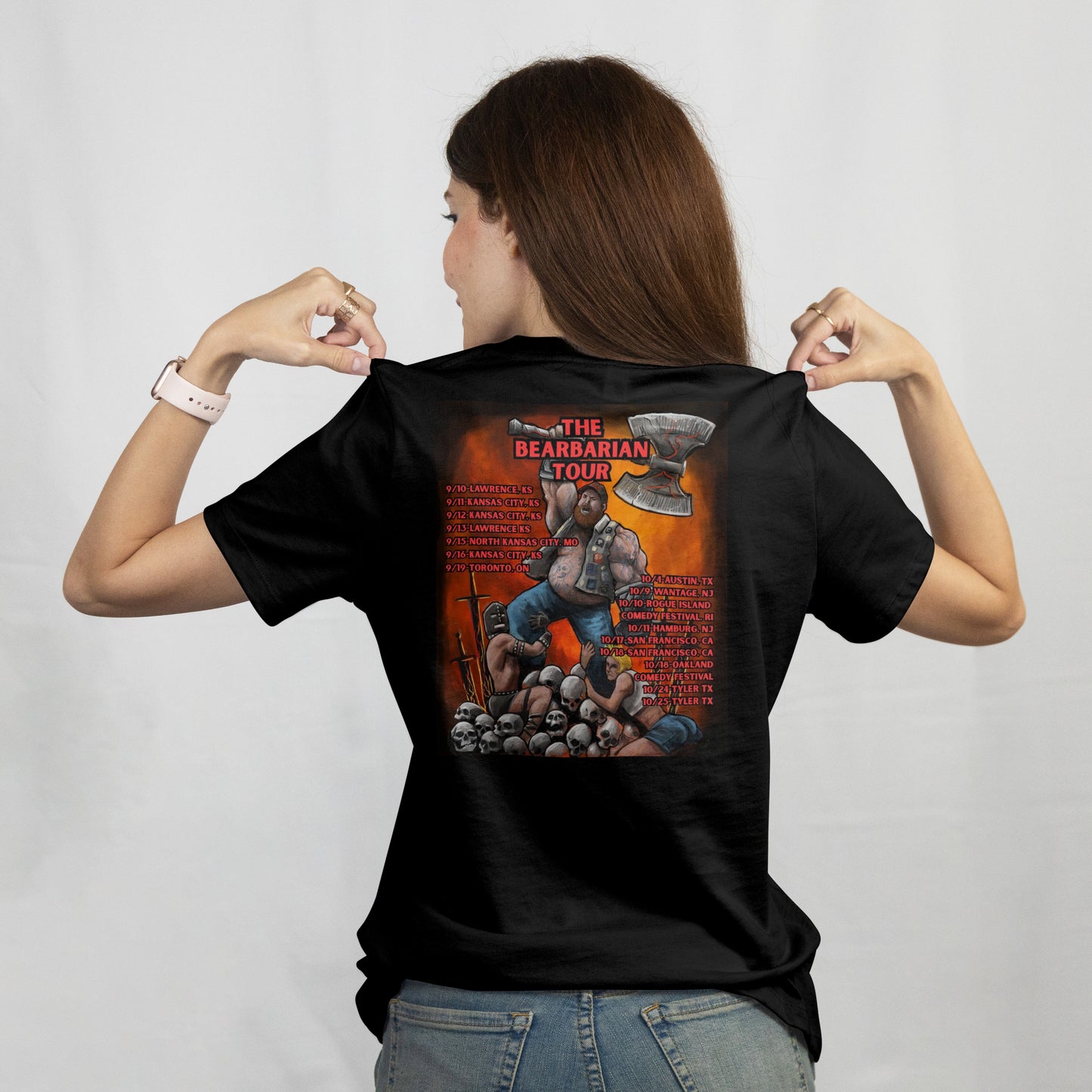 The Bearbarian Tour – Official Peter Angelo Fall North American Tour T-Shirt