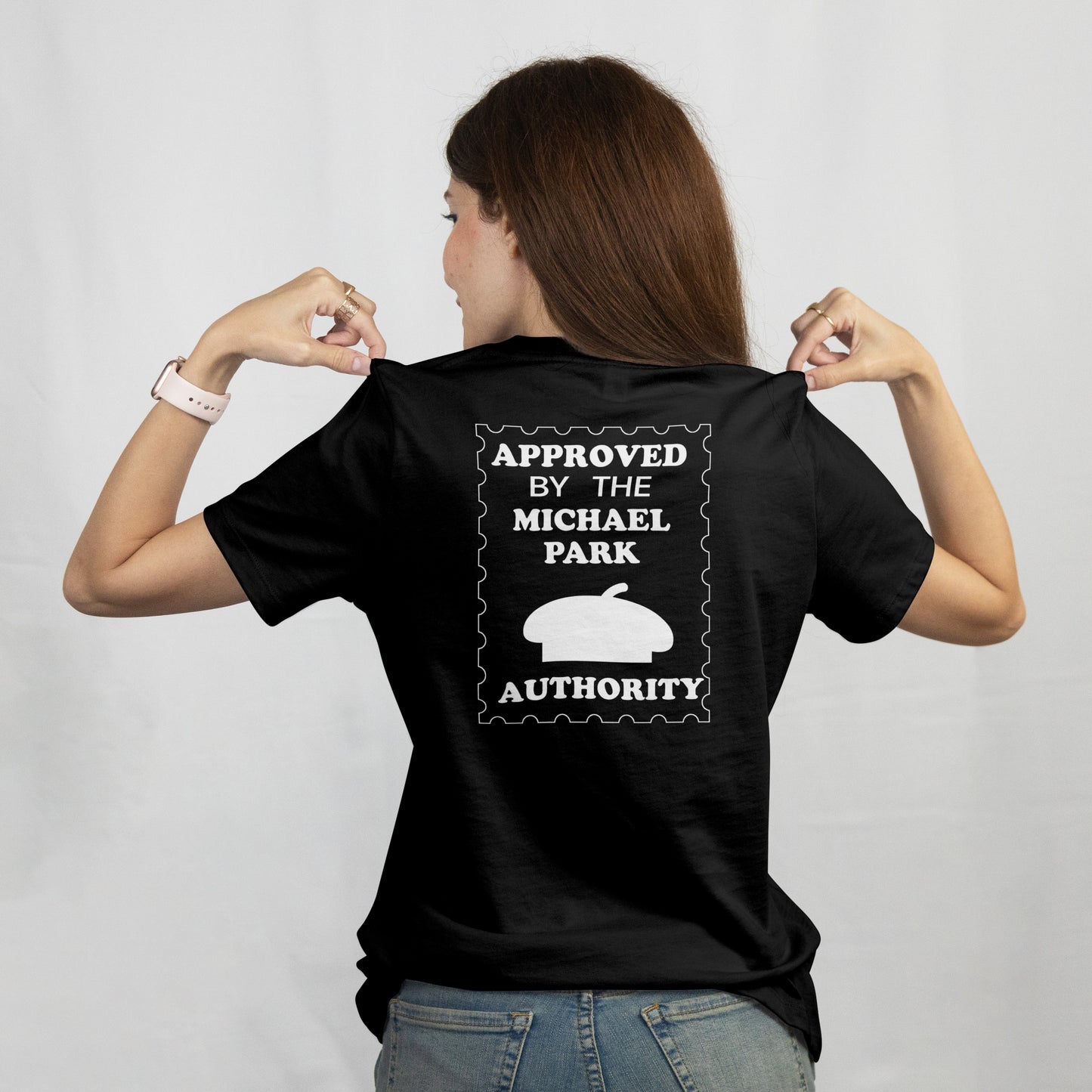 The Velveeta Room "Approved by the Michael Park Authority" Logo T-Shirt