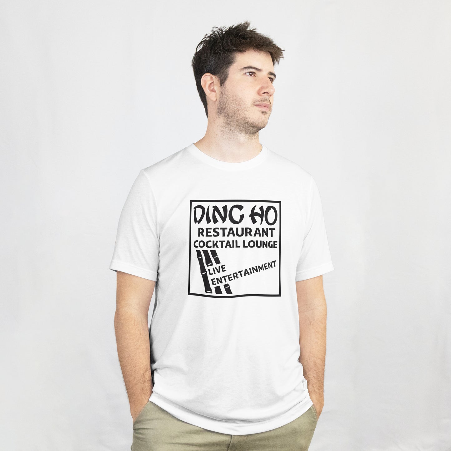 Ding-Ho Restaurant and Cocktail Lounge Historical Comedy Club Inspired T-Shirt