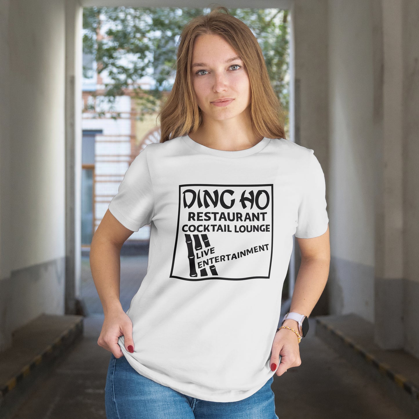 Ding-Ho Restaurant and Cocktail Lounge Historical Comedy Club Inspired T-Shirt