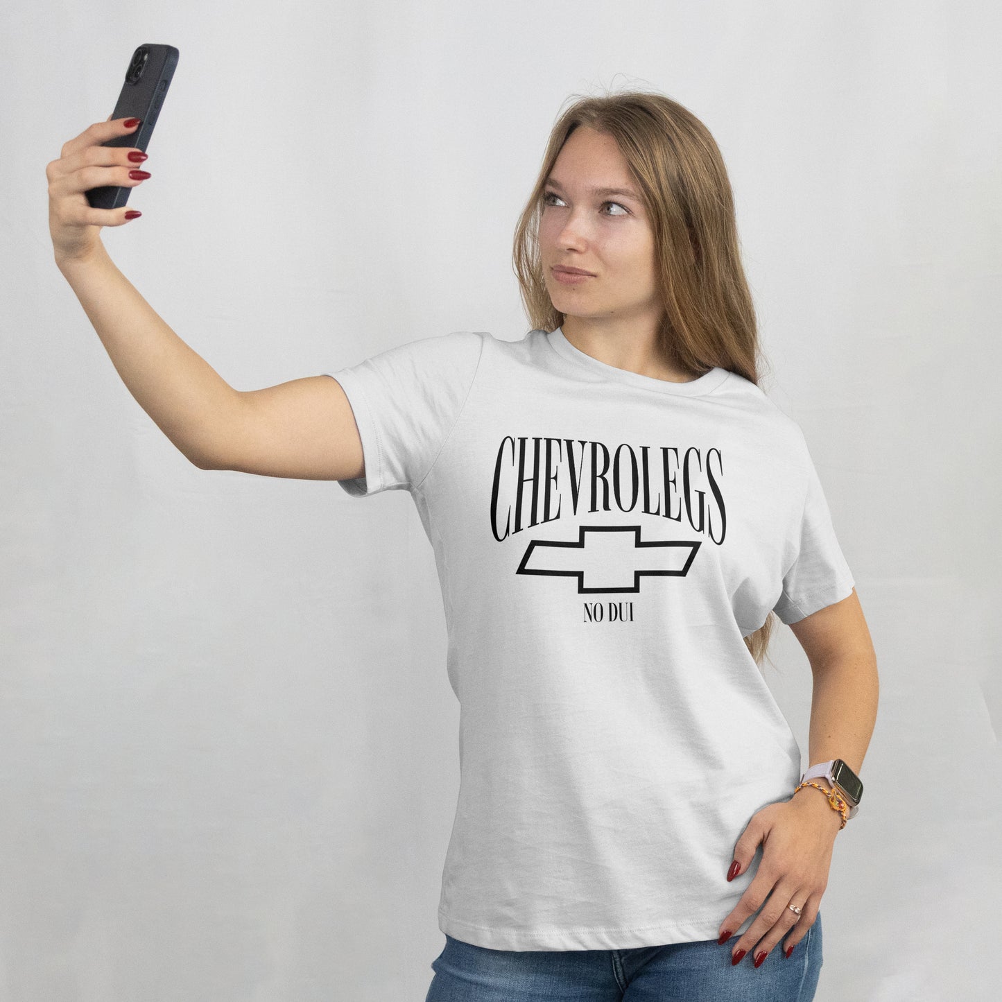 CHEVROLEGS W.ET. Works Every Time Podcast Inspired Parody T-Shirt