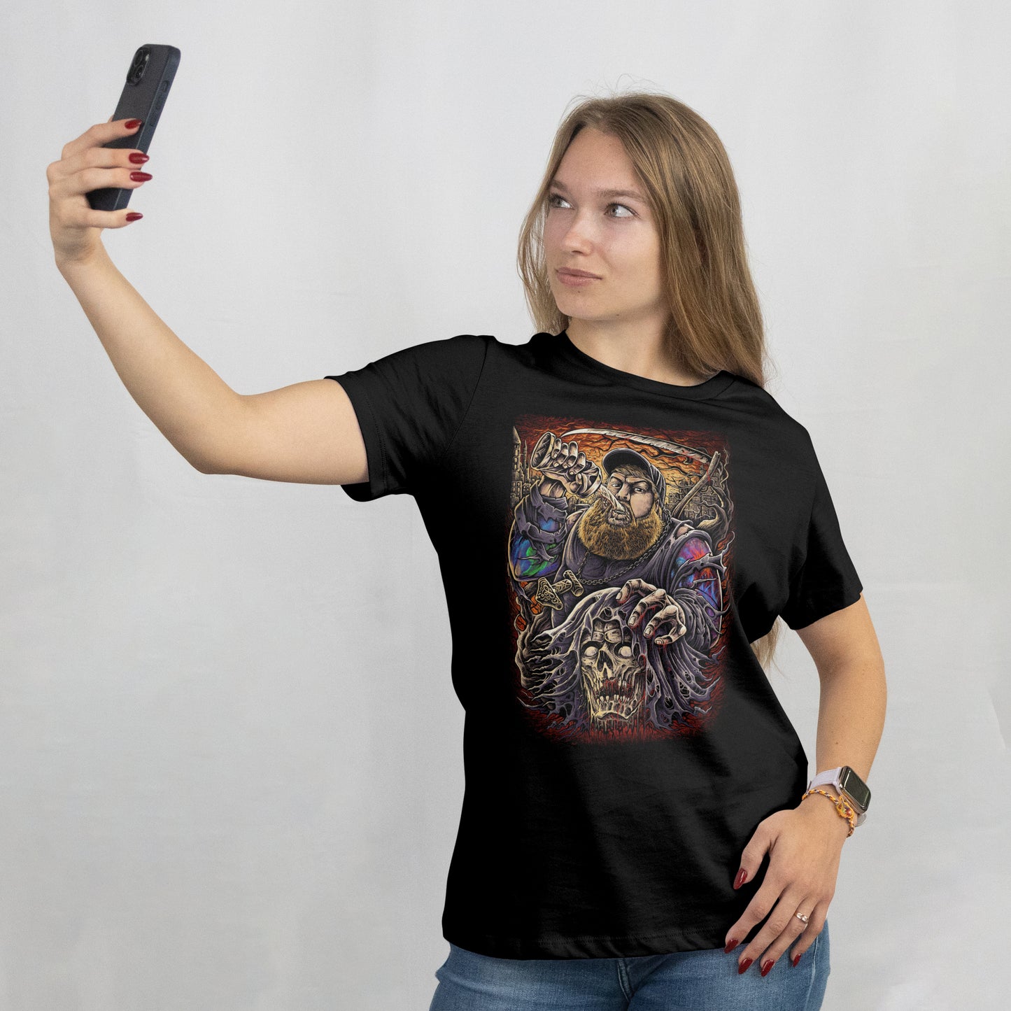 "Drink With Death" Peter Angelo Inspired T-Shirt