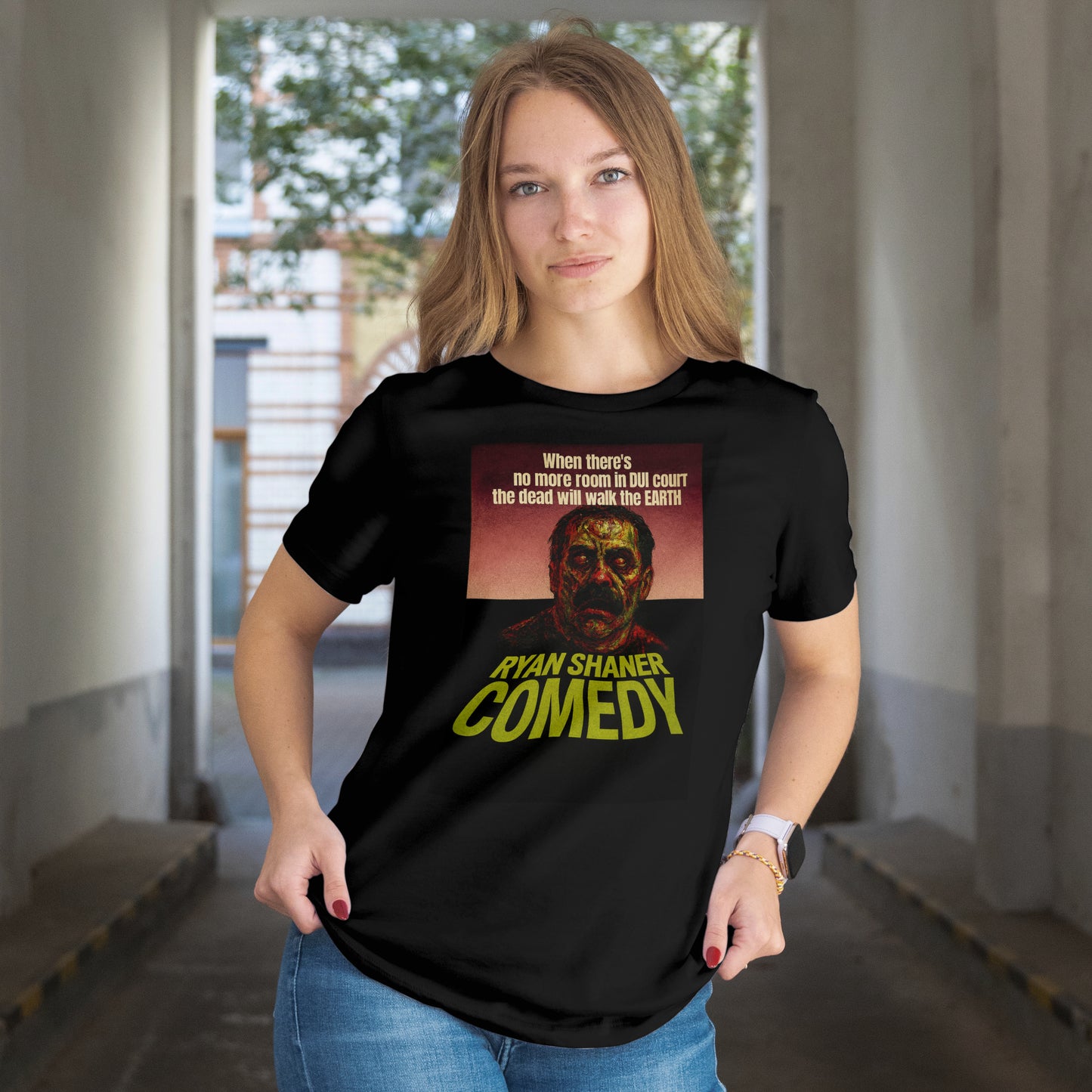 "Dawn Of the Dead" Ryan Shaner Comedy DUI Court Inspired T-Shirt