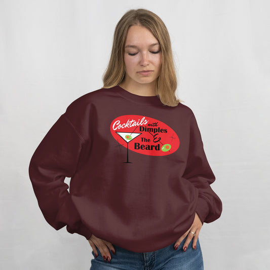 Cocktails with Dimples & the Beard - Crewneck Sweatshirt